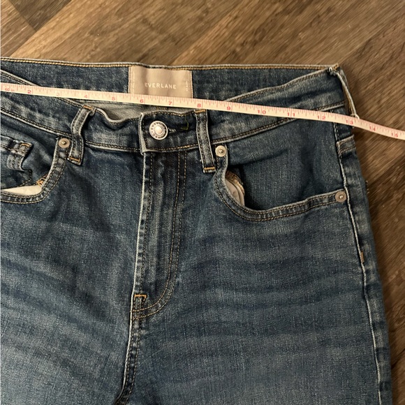 Everlane High Waisted Straight 98% Cotton Women’s Ankle Denim Jeans Size 27 - Picture 10 of 14